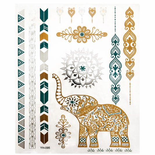 Zazen Metallic Tattoos