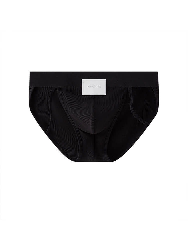 Men's Sexy Mid-Rise High-Cut Cotton Briefs