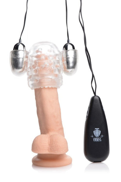 Dual Vibrating Penis Head Teaser