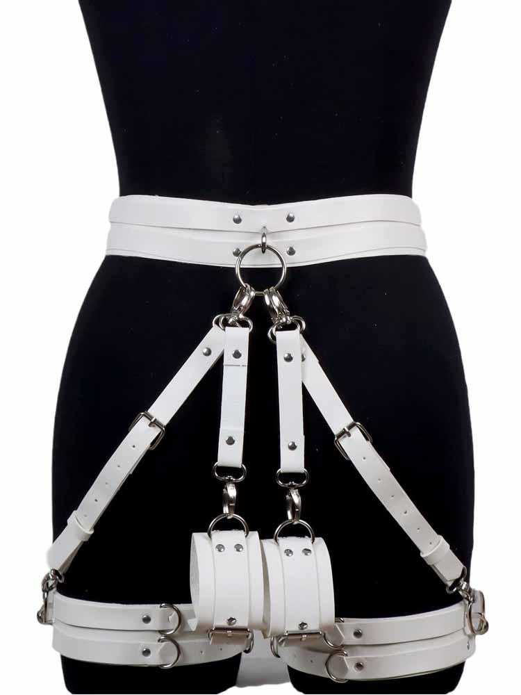 Solid Color Adjustable Bondage Pants
