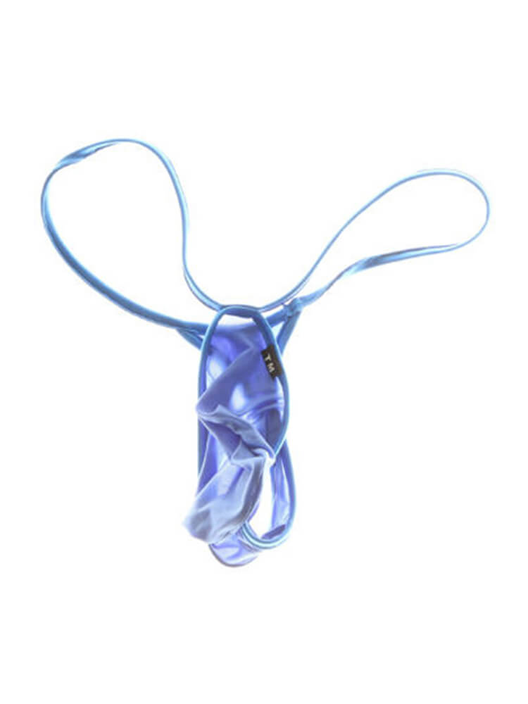 Men's Sexy Solid Color String Nylon Thong