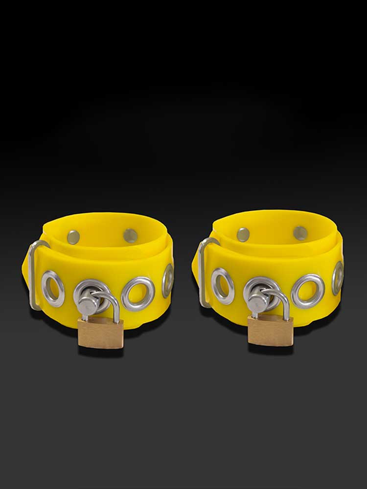 Unisex Multi-Use Silicone Lock Restraint Cuffs