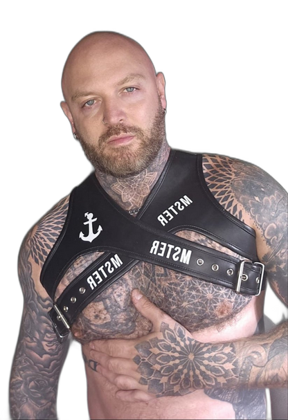 MSTER Leather Harness Black
