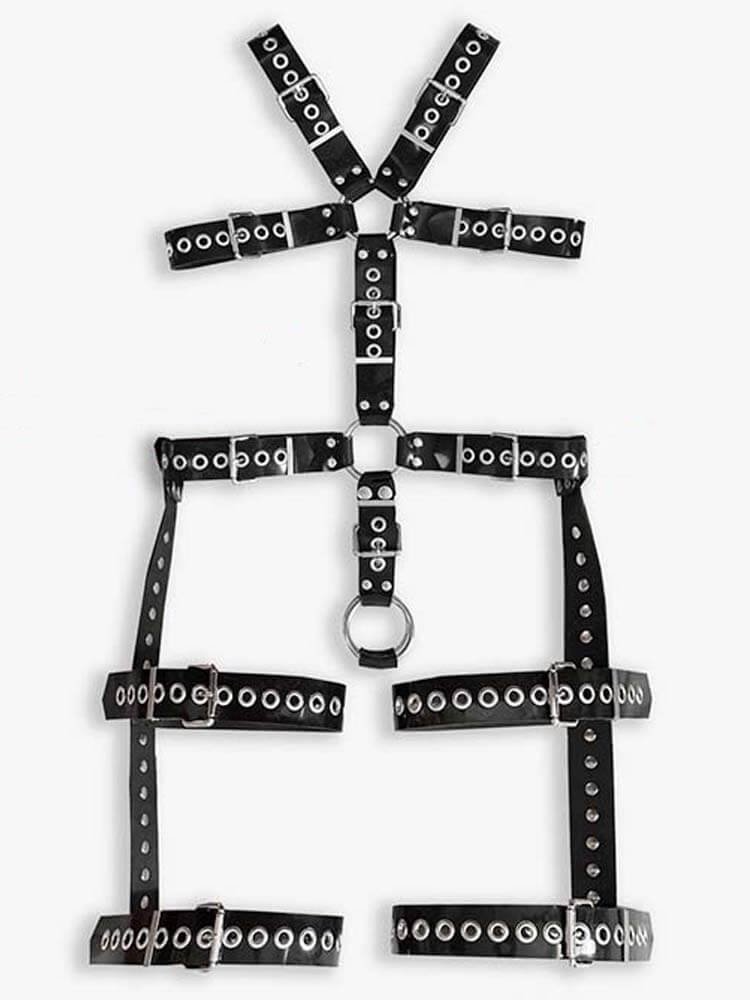 Men's Sexy Silicone Full Body Bondage Strap