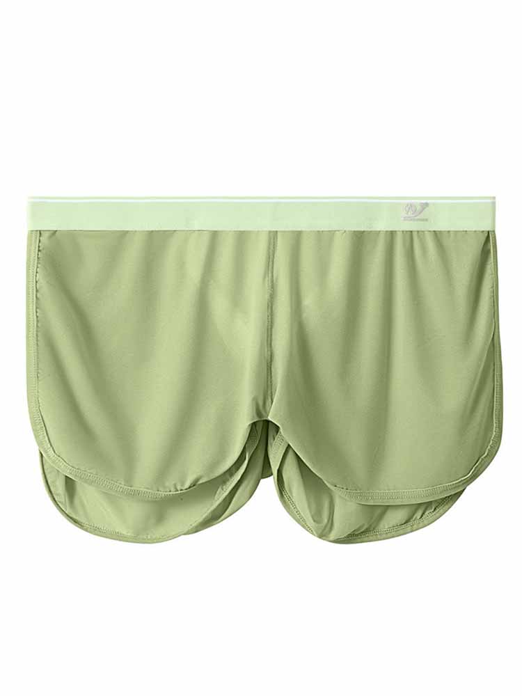 Men's Summer Ice Silk Mesh Pajama Pants Briefs