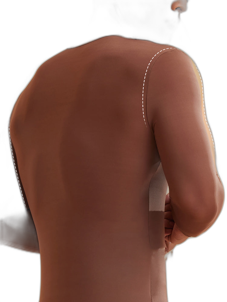 Men's Skin-Friendly Ultra-Thin High-Elastic Anti-Static Thermal Base Layer Tops & Bottoms