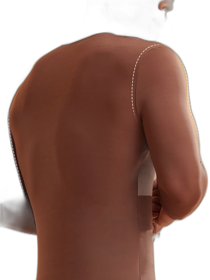 Men's Skin-Friendly Ultra-Thin High-Elastic Anti-Static Thermal Base Layer Tops & Bottoms