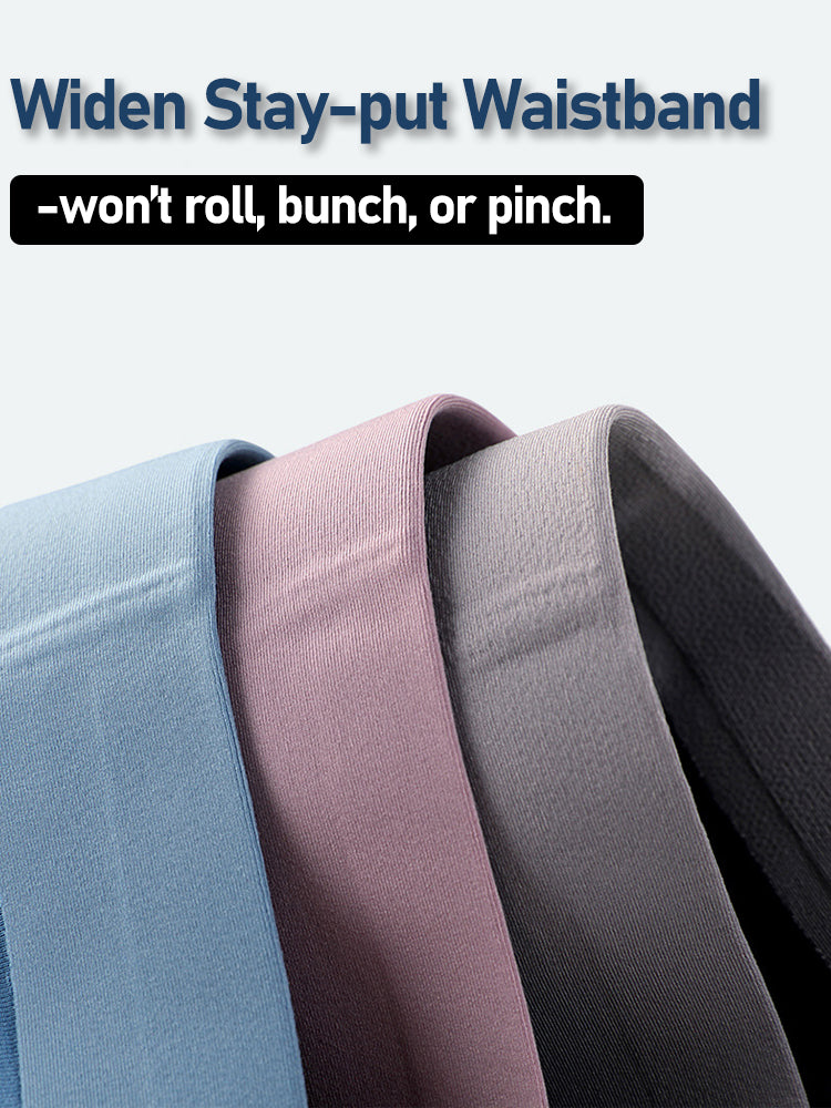 Men's Seamless Trunks with Organic Latex Support Cup