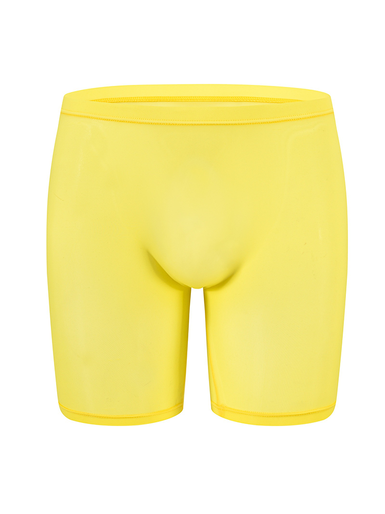 Men's Breathable Silky Seamless Boxer Briefs