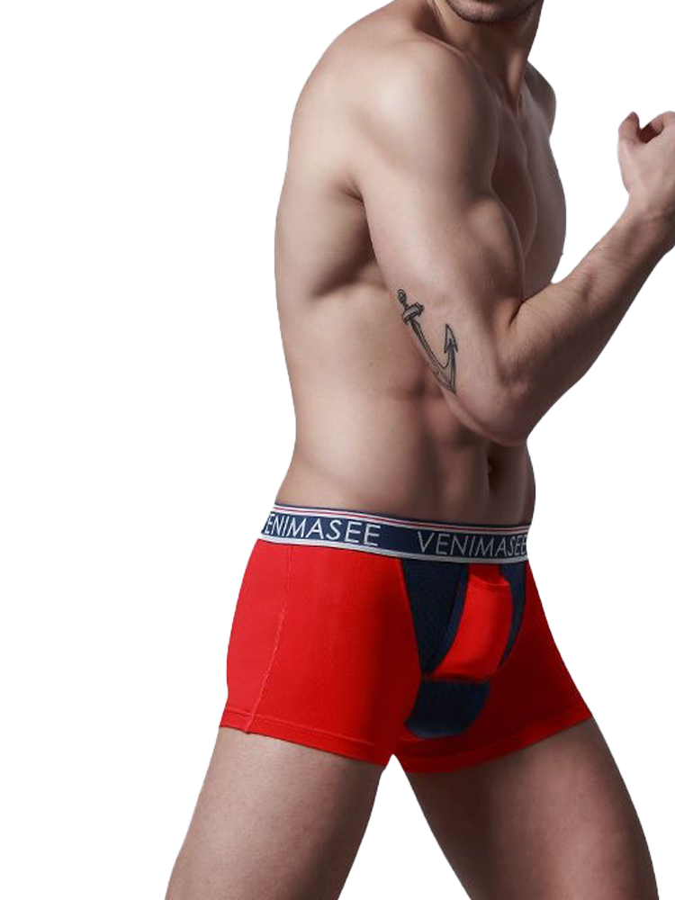 Men's Modal Ball Pouch Separate Pouches Boxer Briefs