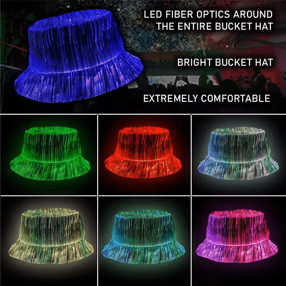 Fibre Optic Bucket Hat - The Pup Play Hub