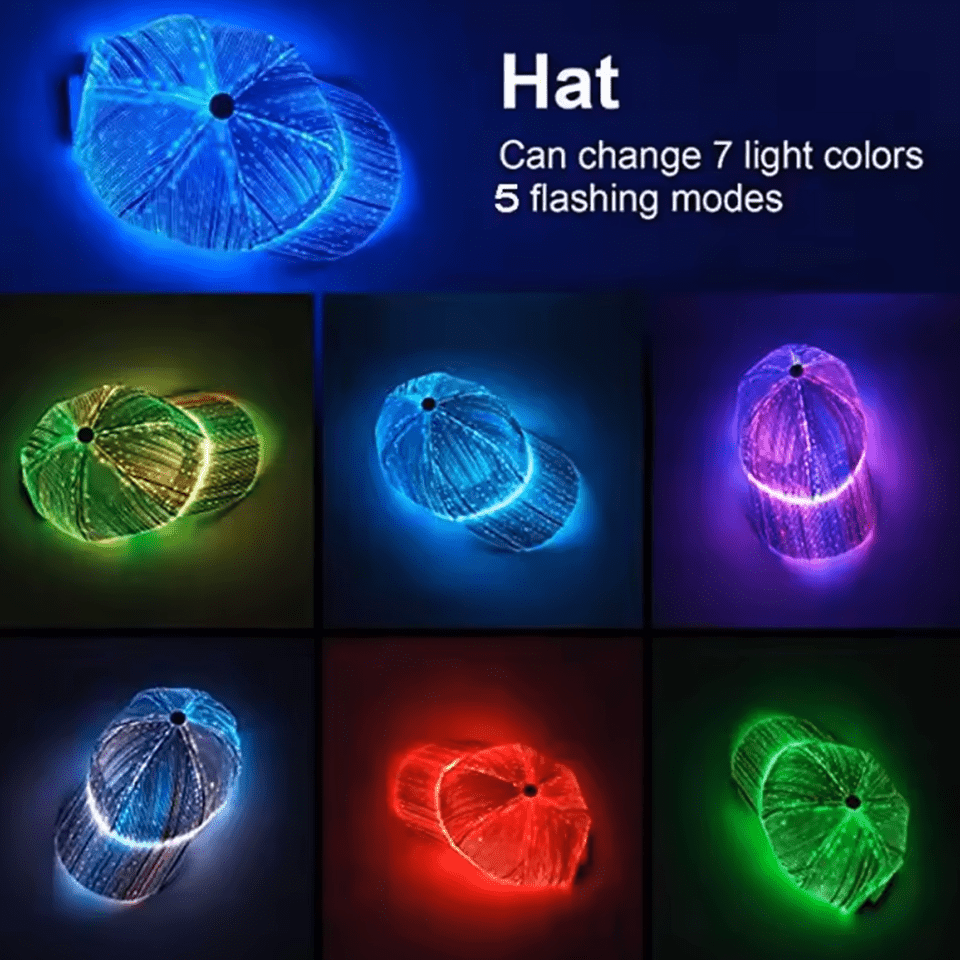 Fibre Optic Cap - The Pup Play Hub