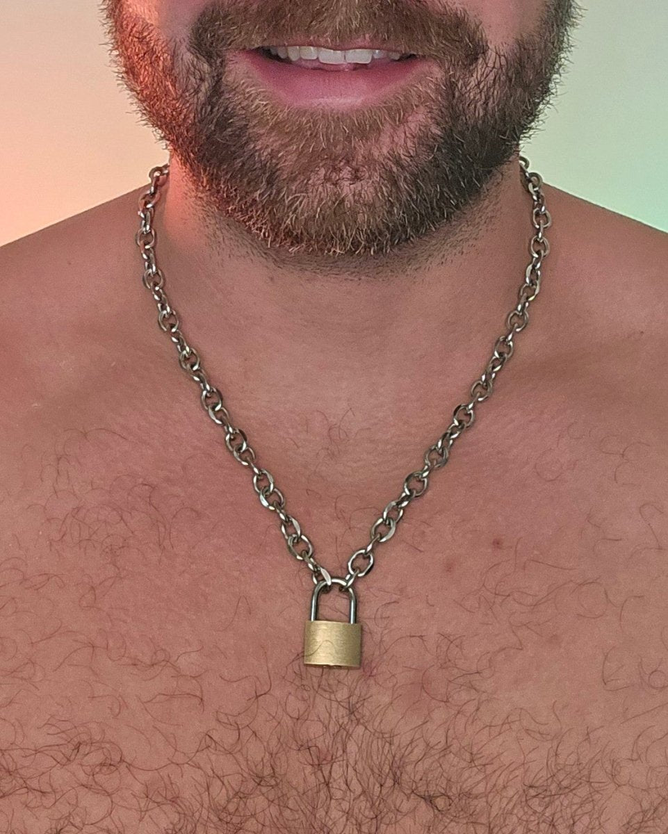 FKME Classic Chain And Lock - The Pup Play Hub