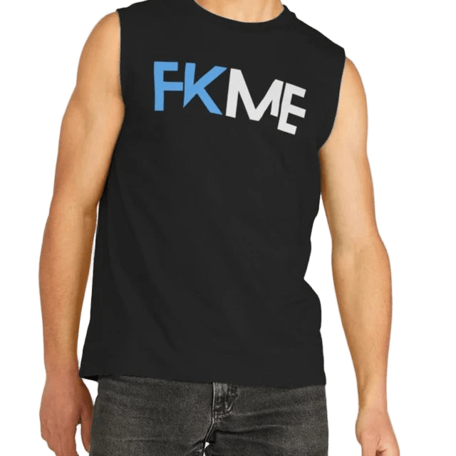 FKME Classic Tank Top Blue - The Pup Play Hub