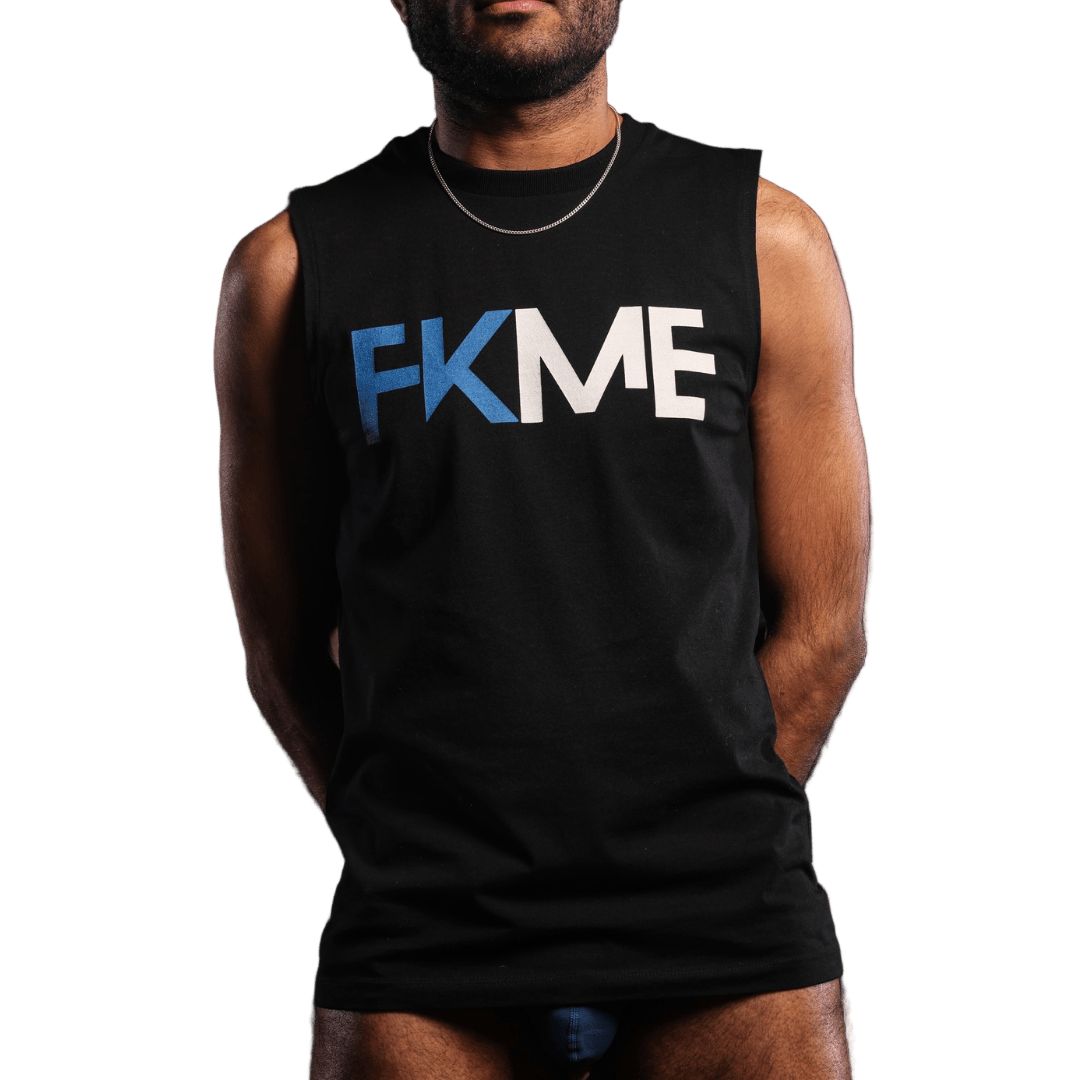 FKME Classic Tank Top Blue - The Pup Play Hub