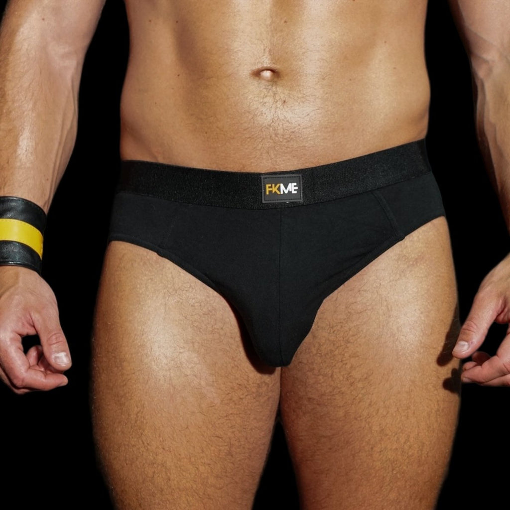 FKME Discreet Briefs Black - The Pup Play Hub