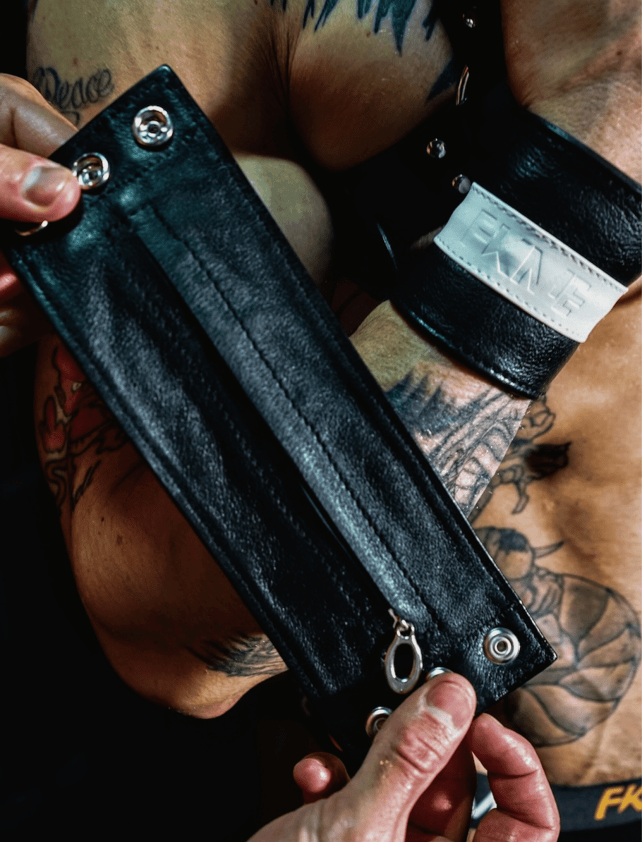 FKME Leather wrist wallet - The Pup Play Hub