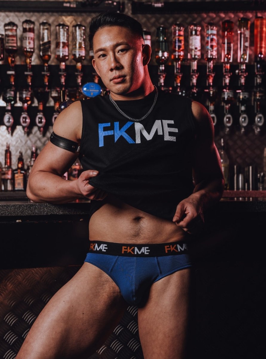 FKME Loud Briefs Blue - The Pup Play Hub