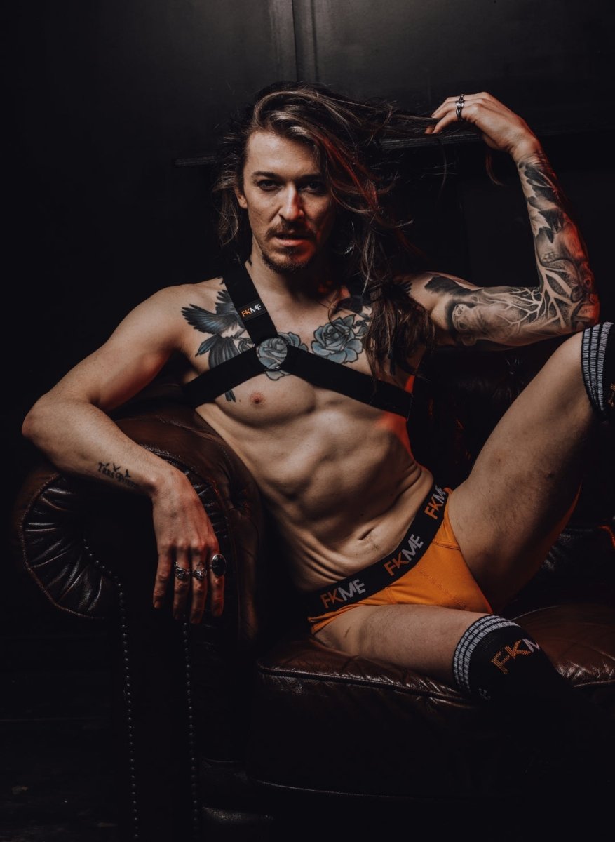 FKME Loud Briefs Orange - The Pup Play Hub