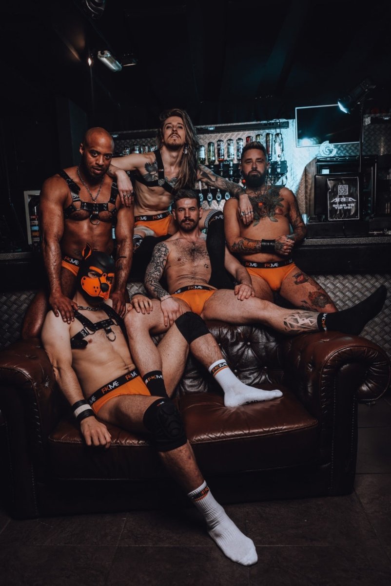 FKME Loud Briefs Orange - The Pup Play Hub