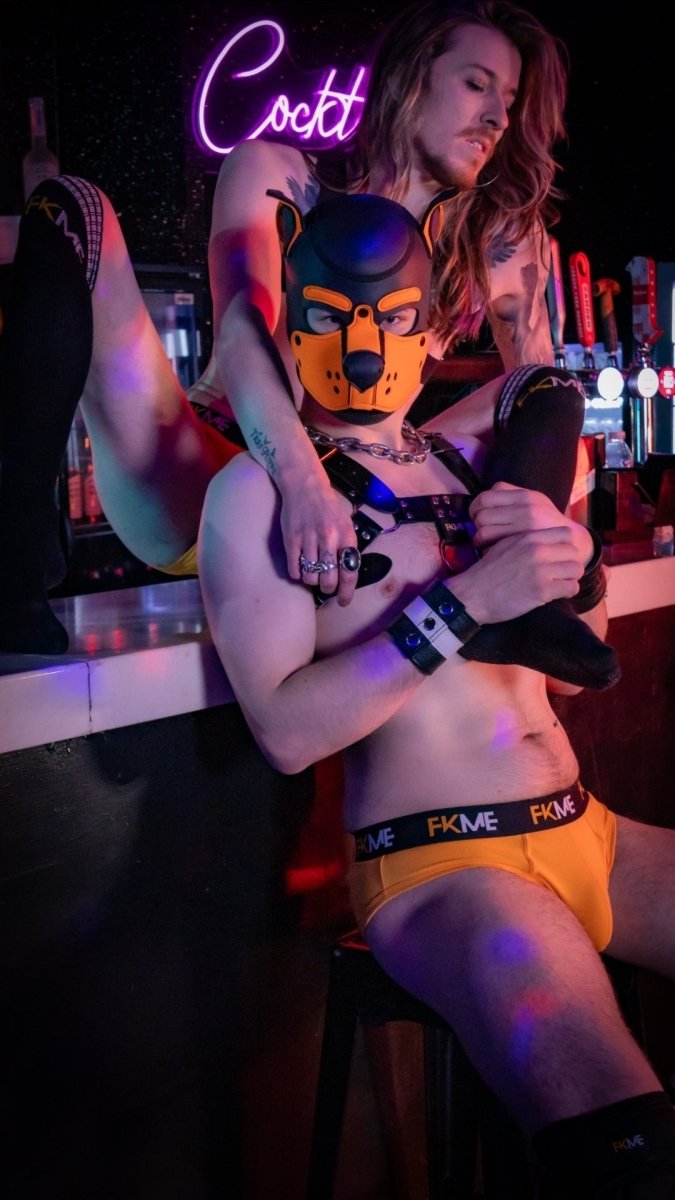 FKME Loud Briefs Orange - The Pup Play Hub