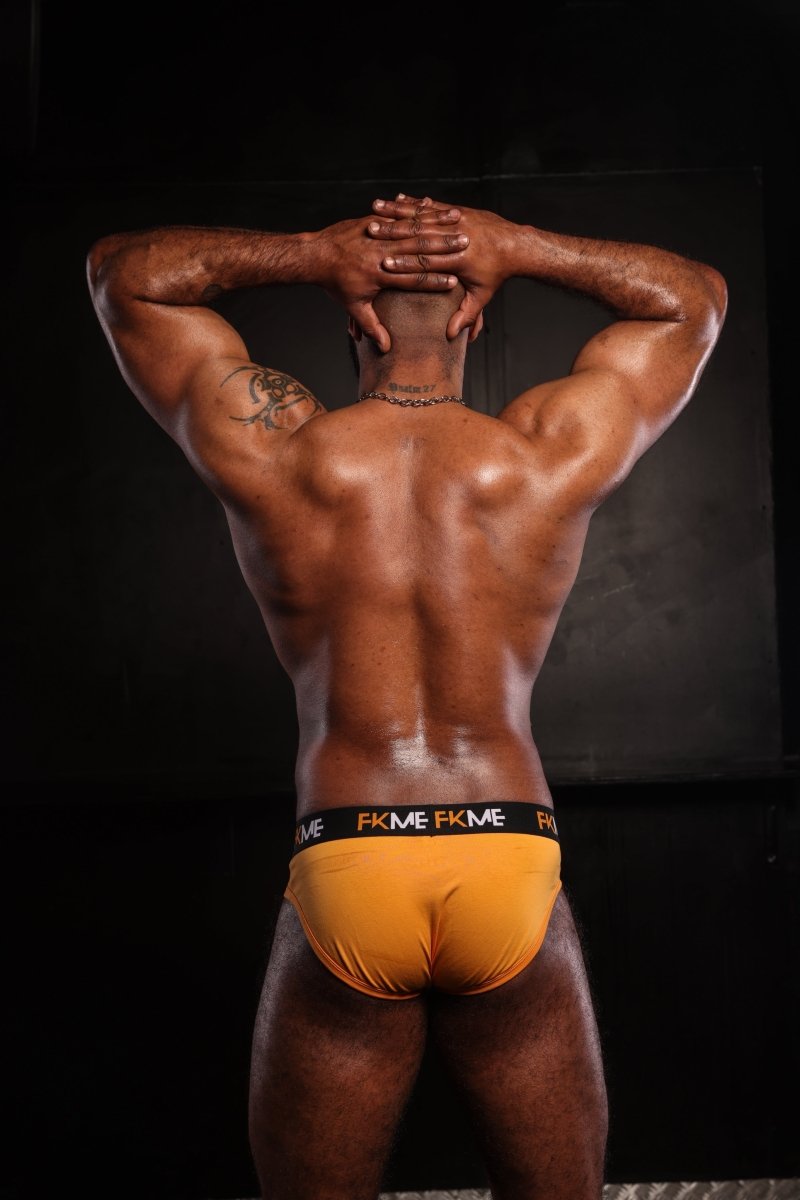 FKME Loud Briefs Orange - The Pup Play Hub