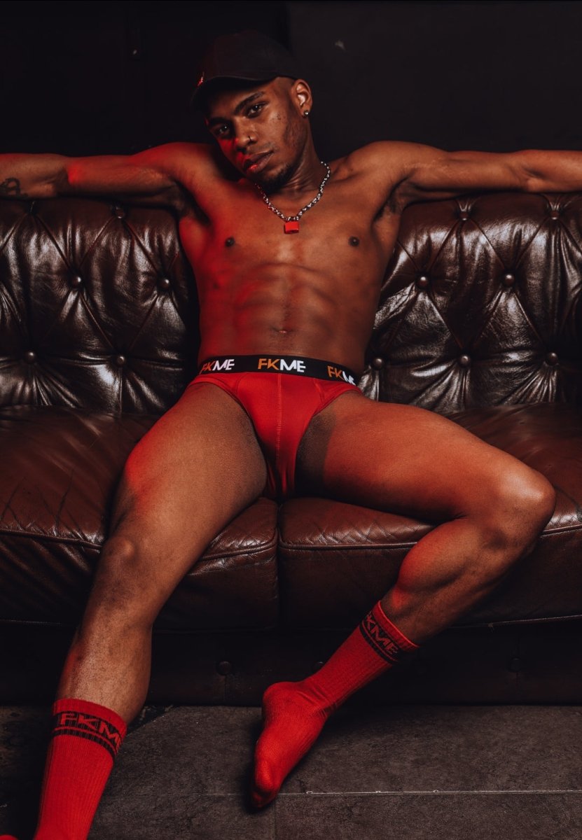 FKME Loud Briefs Red - The Pup Play Hub