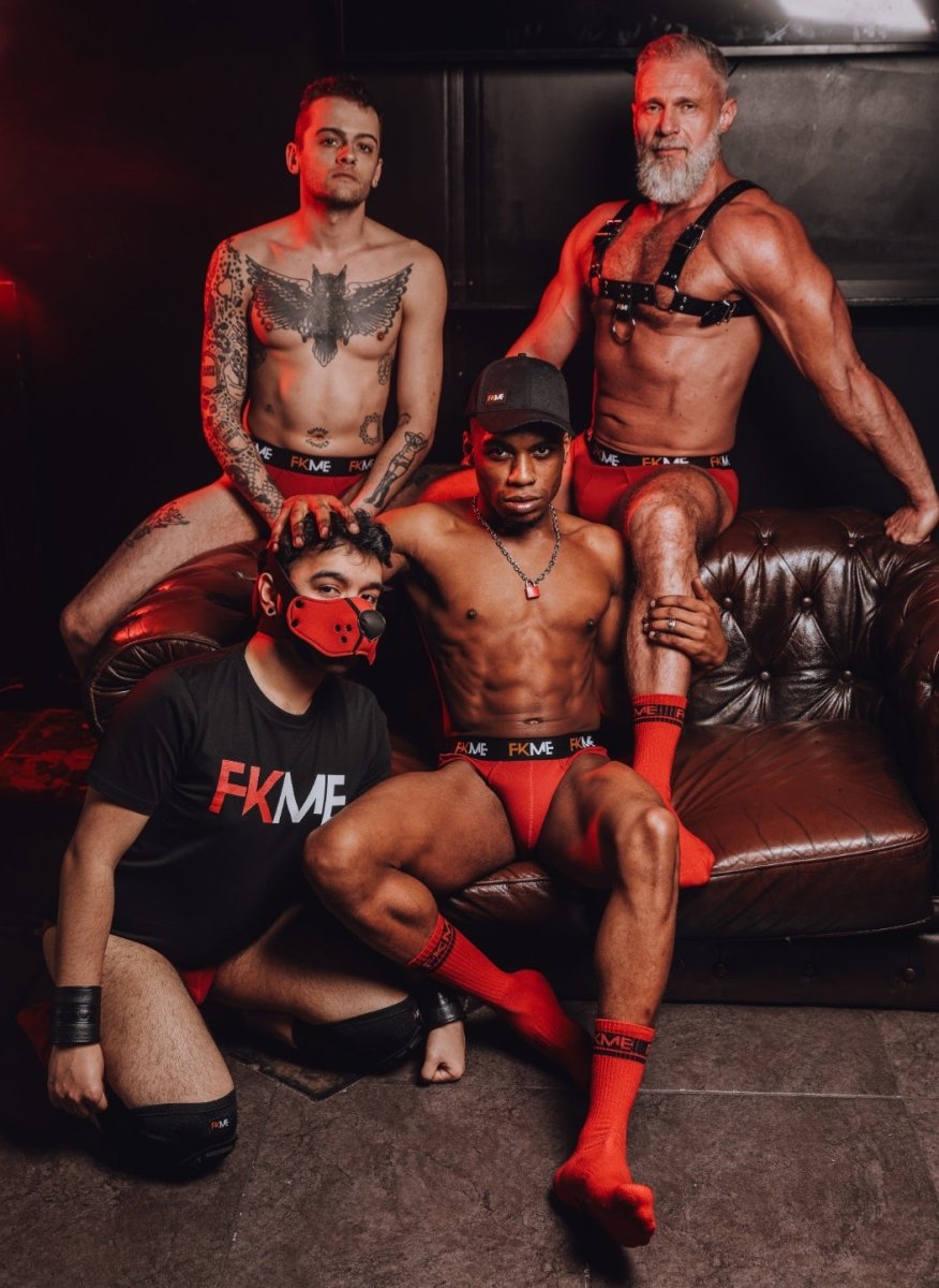 FKME Loud Briefs Red - The Pup Play Hub