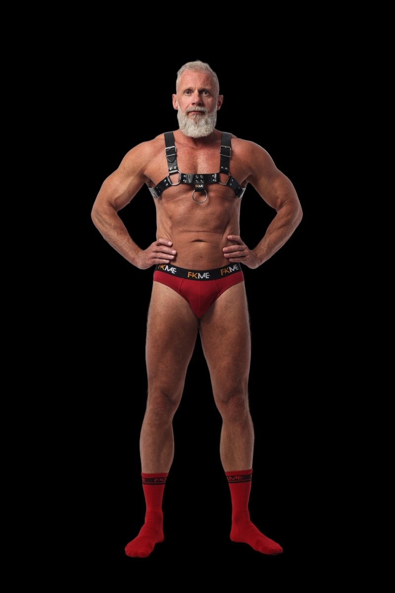 FKME Loud Briefs Red - The Pup Play Hub
