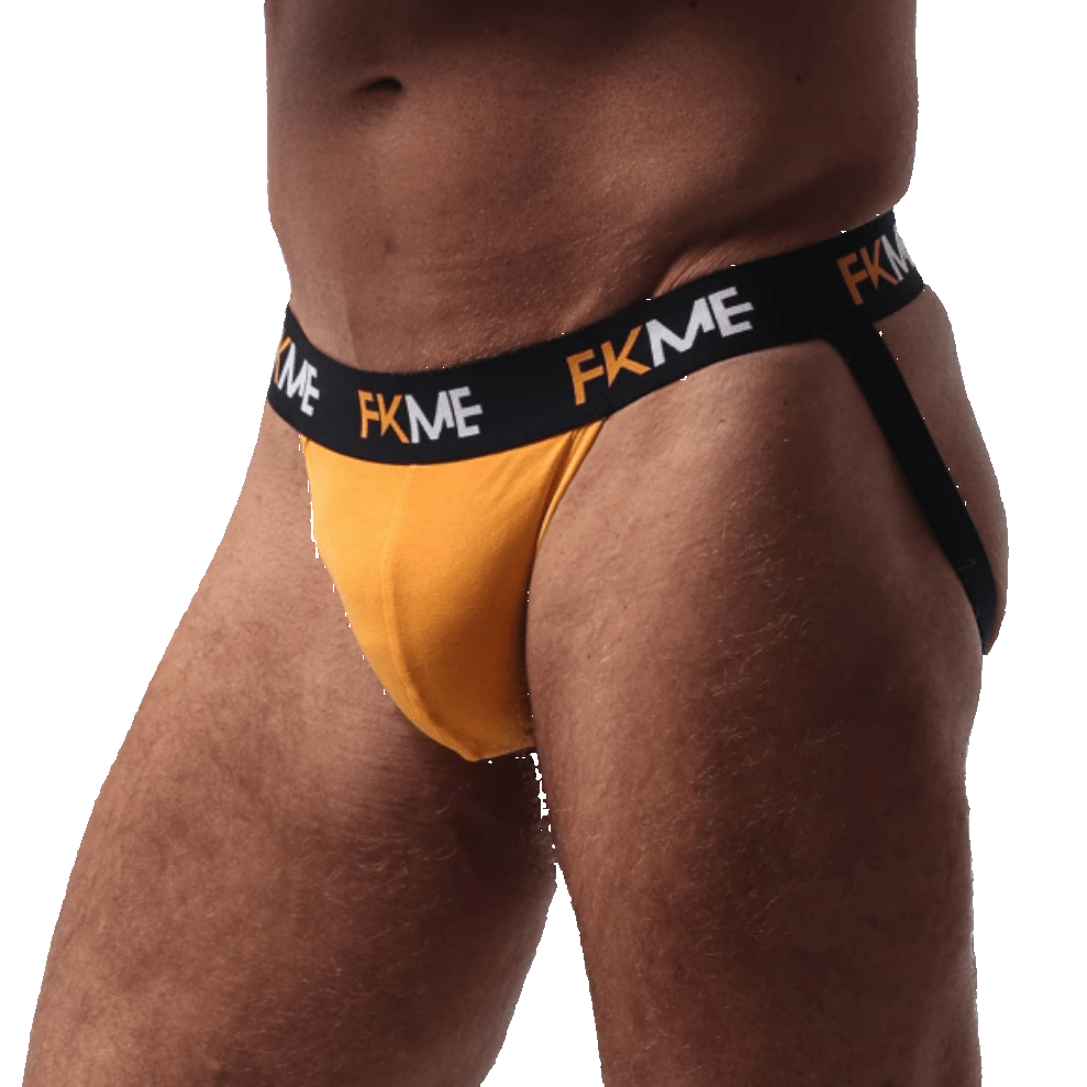 FKME Loud Jockstrap Orange - The Pup Play Hub