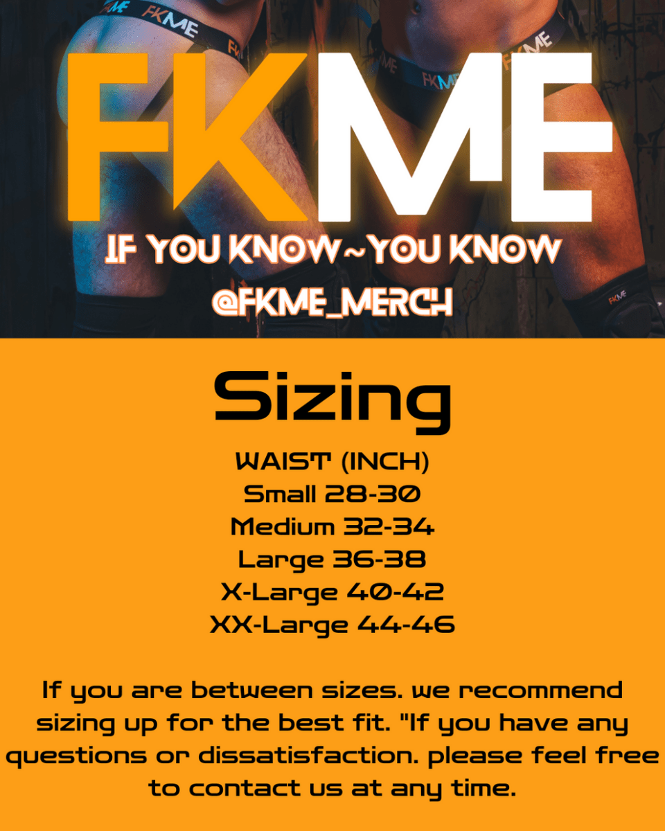 FKME Loud Jockstrap Orange - The Pup Play Hub