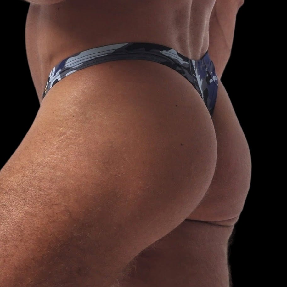 FKME Thong Cammo Blue - The Pup Play Hub