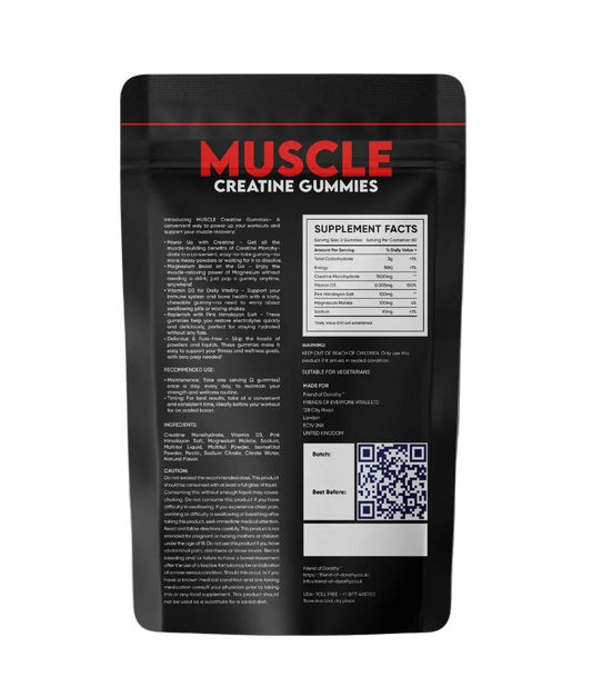 Friend of Dorothy Muscle Creatine Gummies - 60 Gummies