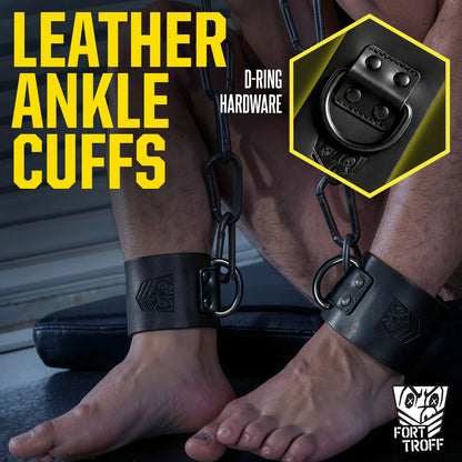 FT Leather Buckle-Free Ankle Cuffs