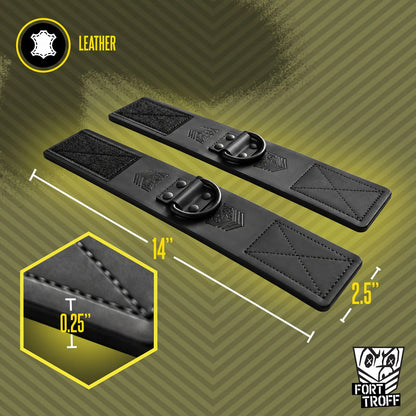 FT Leather Buckle-Free Ankle Cuffs