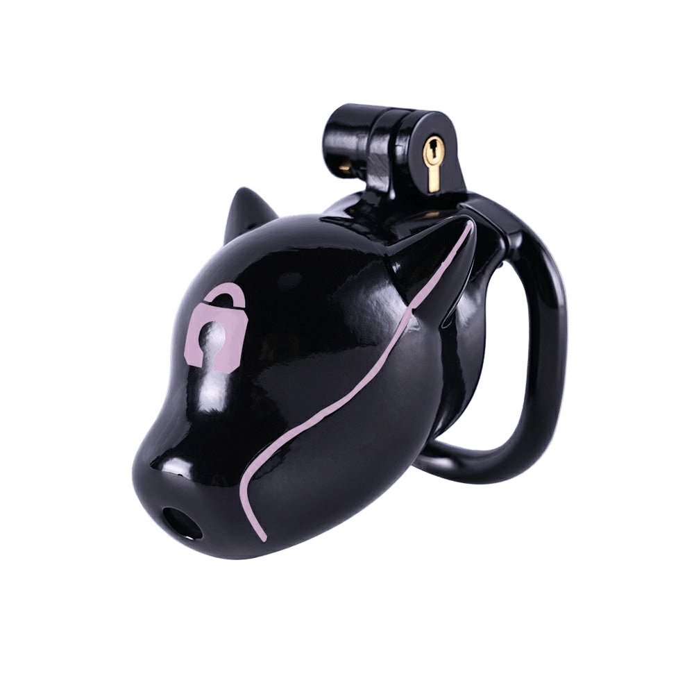 Furjoi Drone Hood Chastity Cage Pink - The Pup Play Hub