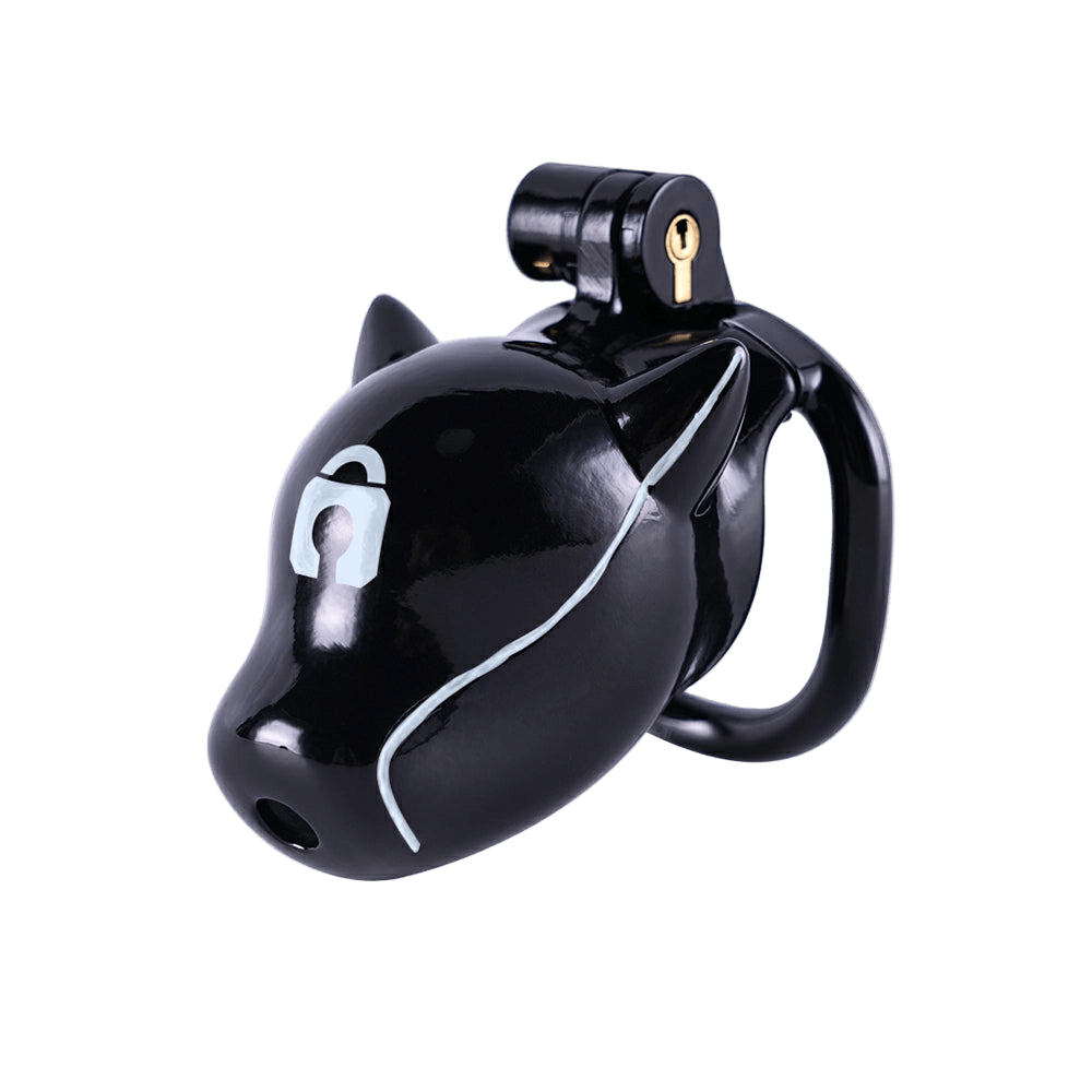 Furjoi Drone Hood Chastity Cage White - The Pup Play Hub