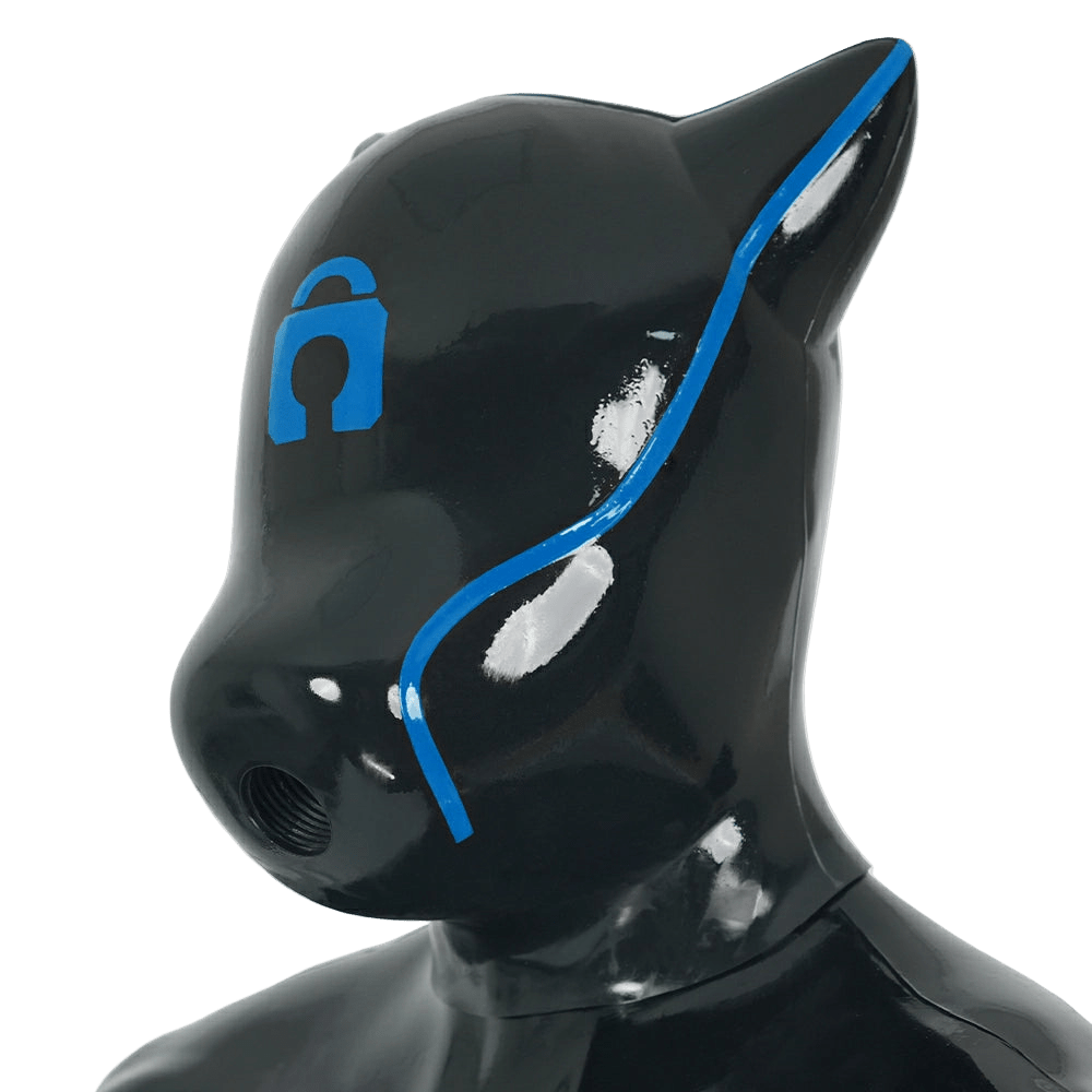 Furrjoi Padlock Drone Hood Blue - The Pup Play Hub