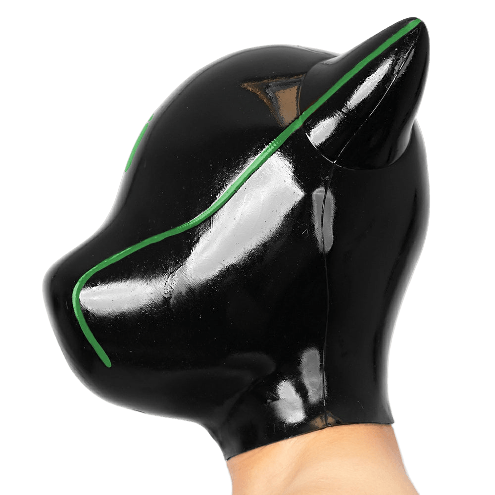 Furrjoi Padlock Drone Hood Green - The Pup Play Hub