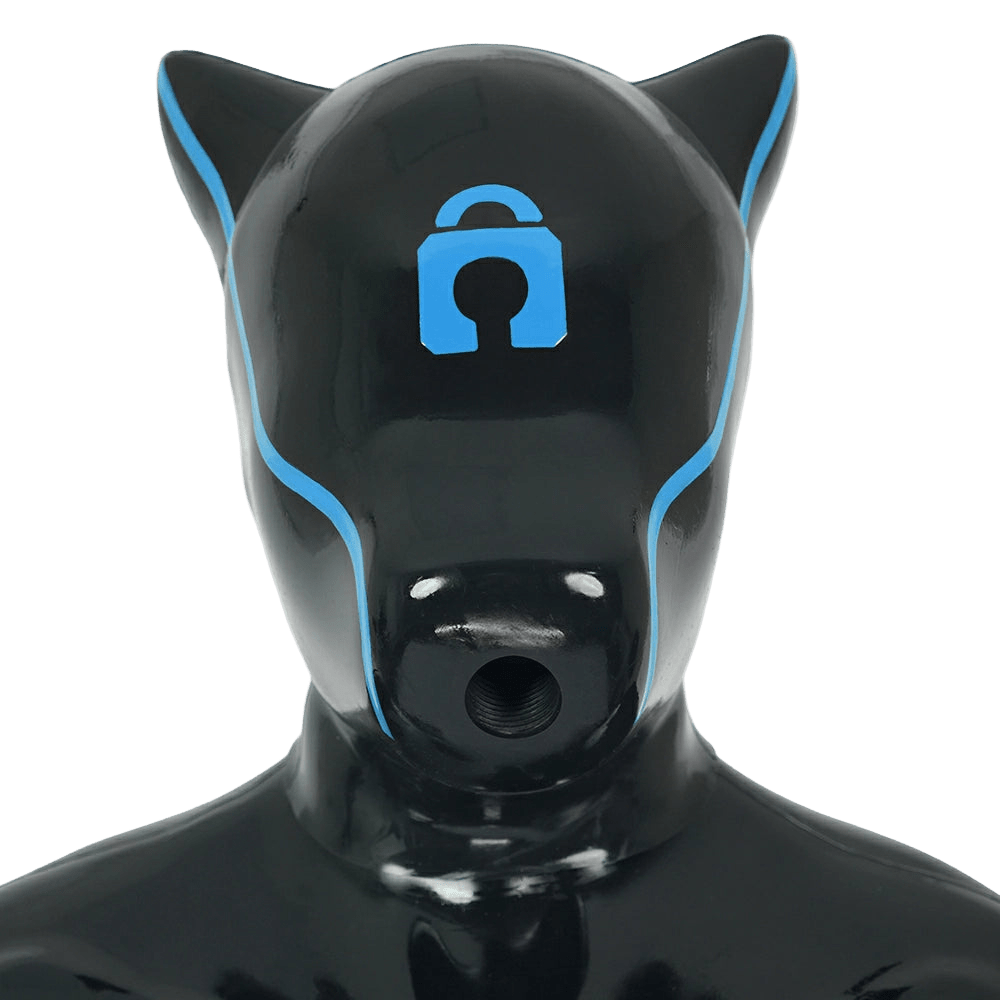 Furrjoi Padlock Drone Hood Light Blue - The Pup Play Hub