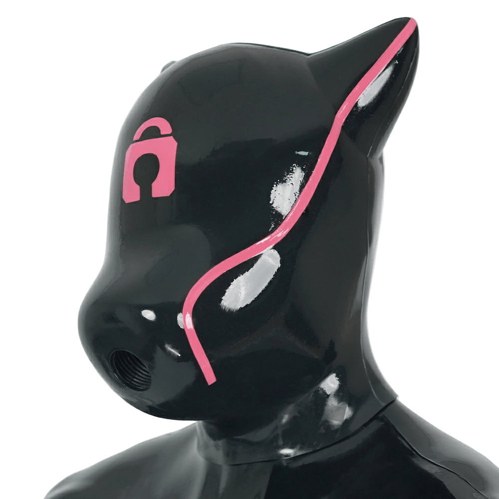 Furrjoi Padlock Drone Hood Pink - The Pup Play Hub