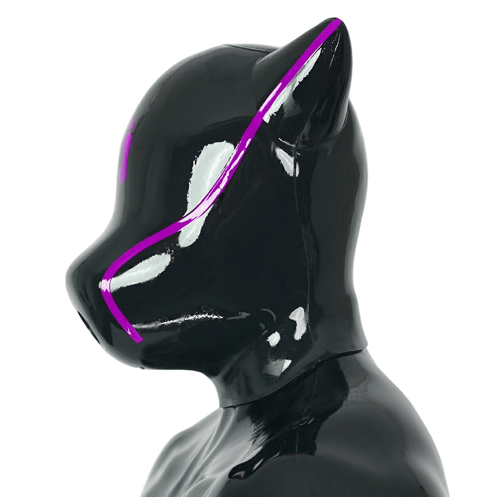 Furrjoi Padlock Drone Hood Purple - The Pup Play Hub