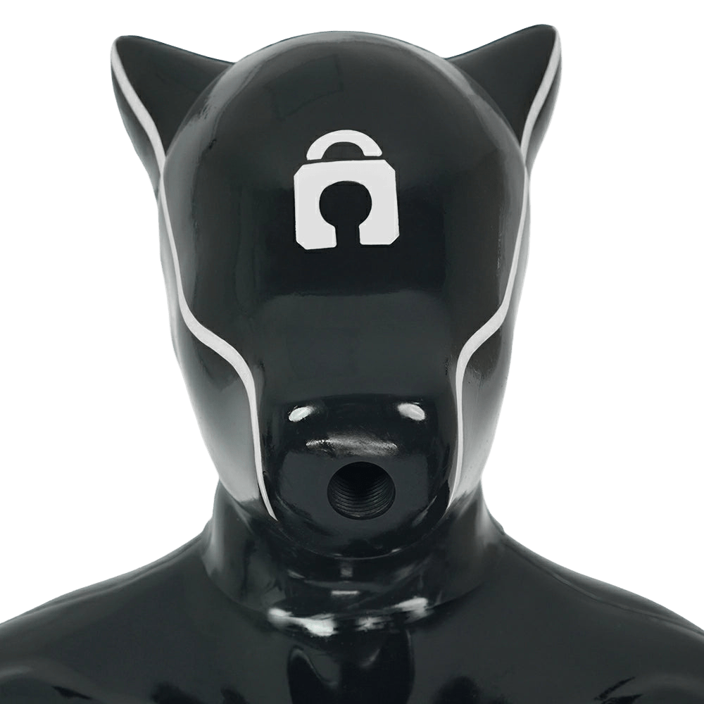 Furrjoi Padlock Drone Hood White - The Pup Play Hub