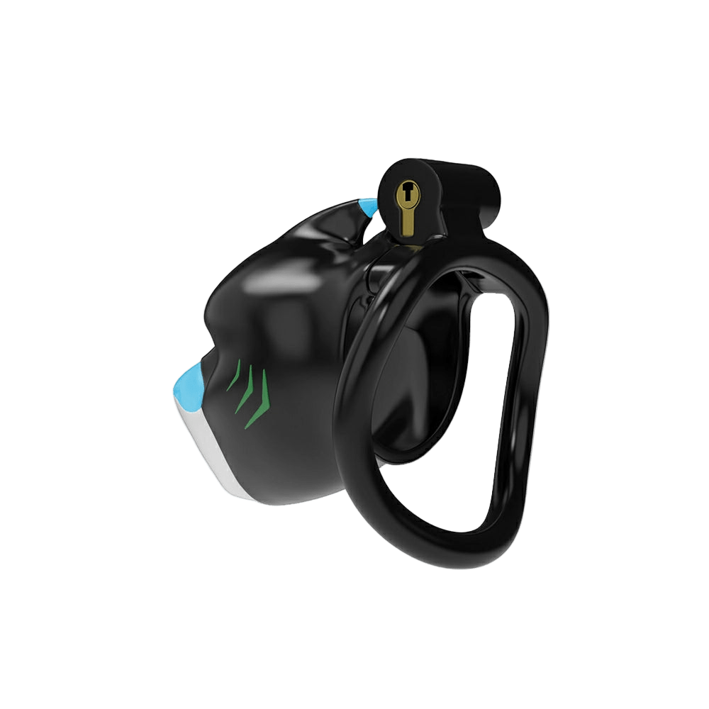 Furrjoi Shark Chastity Cage Green - The Pup Play Hub