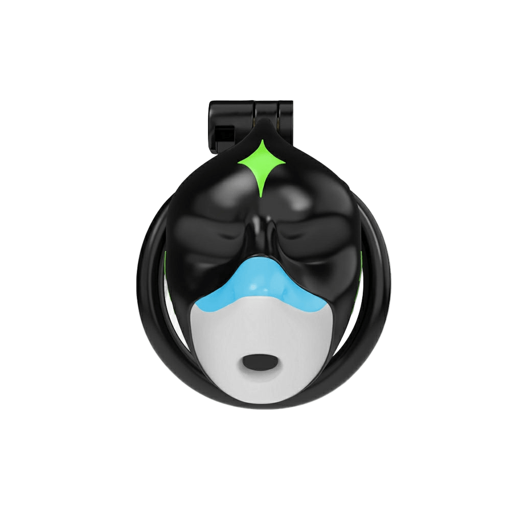 Furrjoi Shark Chastity Cage Lime Green - The Pup Play Hub