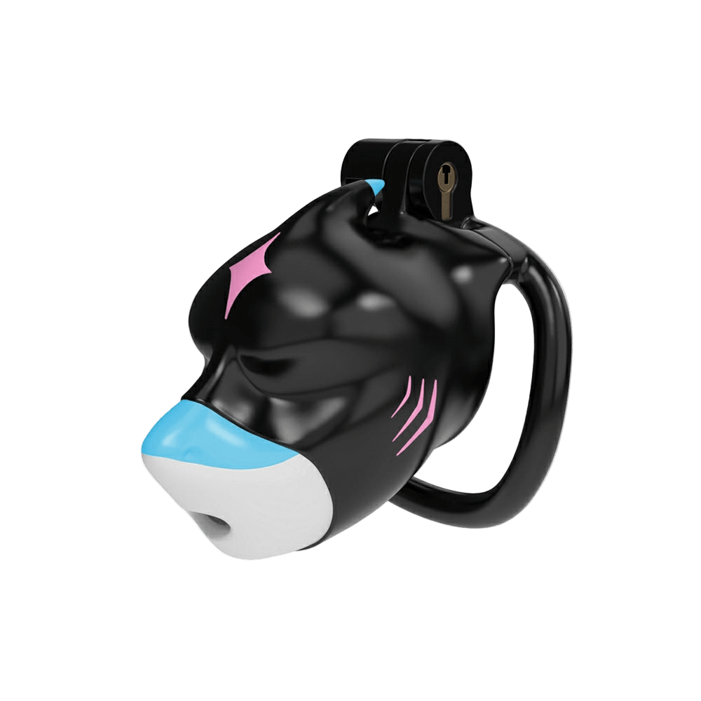 Furrjoi Shark Chastity Cage Pink - The Pup Play Hub