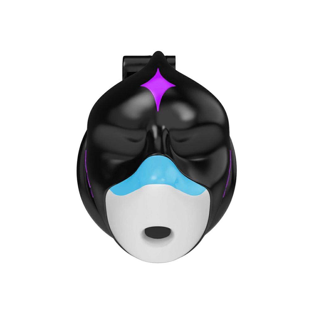 Furrjoi Shark Chastity Cage Purple - The Pup Play Hub