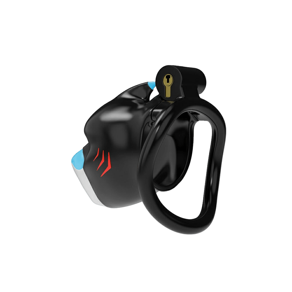Furrjoi Shark Chastity Cage Red - The Pup Play Hub