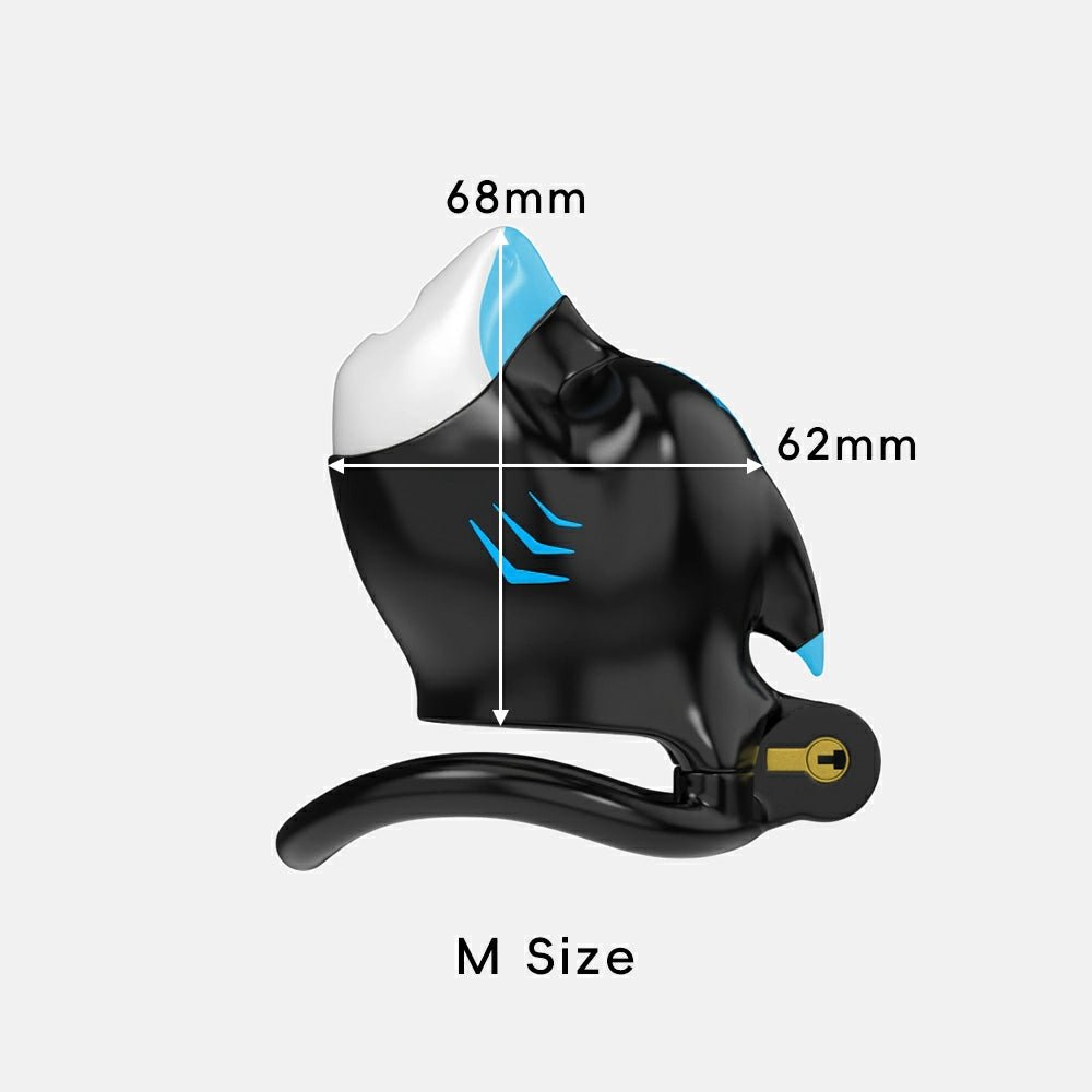 Furrjoi Shark Chastity Cage White - The Pup Play Hub