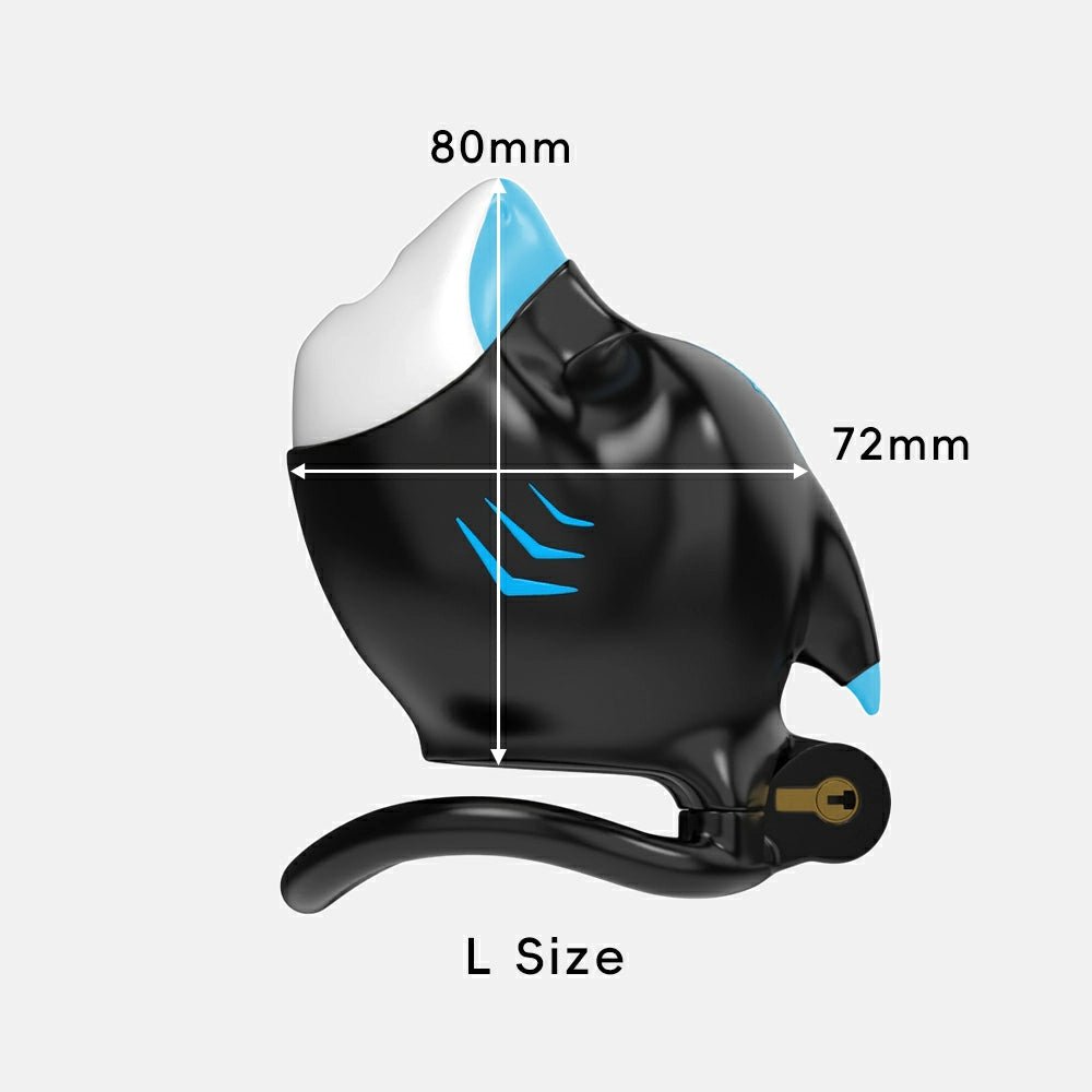 Furrjoi Shark Chastity Cage White - The Pup Play Hub